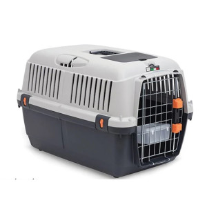 ΚΛΟΥΒΙ ΜΕΤΑΦΟΡΑΣ BRACCO IATA NO 3 ΣΚΟΥΡΟ ΓΚΡΙ 60x40x38.5CM