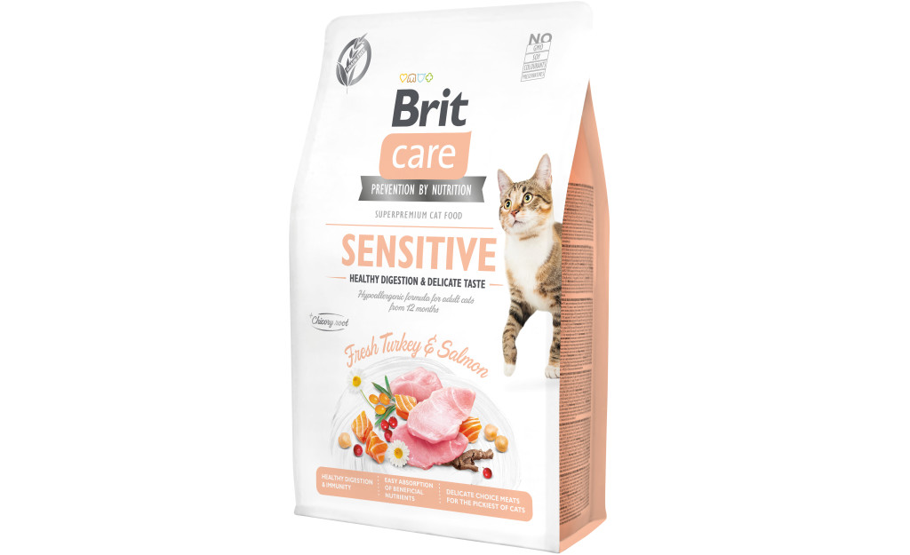 BRIT CARE GRAIN FREE SENSITIVE ΓΑΛΟΠΟΥΛΑ  ΣΟΛΟΜΟΣ 7KG
