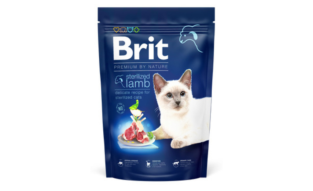BRIT PREMIUM BY NATURE STERILISED ΑΡΝΙ 1.5KG