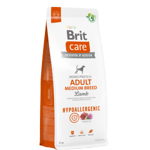 BRIT CARE ADULT MEDIUM HYPOALLERGENIC ΑΡΝΙ 12KG