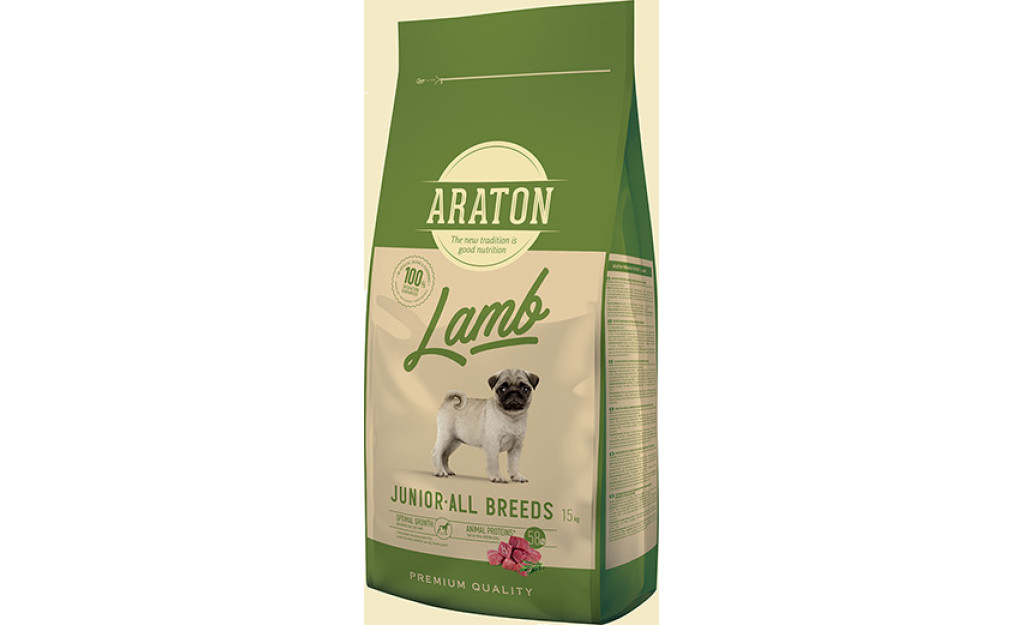 ΤΡΟΦΗ ΣΚΥΛΟΥ ARATON JUNIOR ALL BREEDS ΑΡΝΙ 15KG