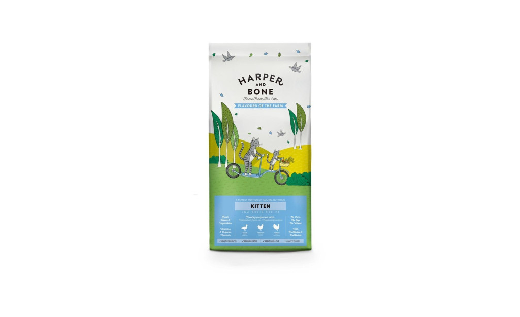 ΤΡΟΦΗ ΓΑΤΑΣ HARPER & BONE KITTEN FLAVOURS FARM 2KG