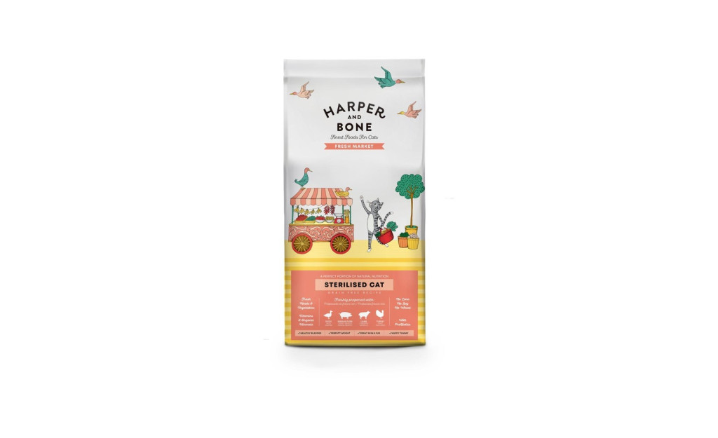 ΤΡΟΦΗ ΓΑΤΑΣ HARPER & BONE STERILISED FRESH MARKET 5KG