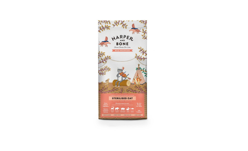 ΤΡΟΦΗ ΓΑΤΑΣ HARPER & BONE STERILISED WILD MOUNTAIN 5KG