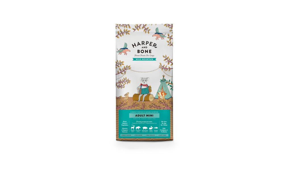 ΤΡΟΦΗ ΣΚΥΛΟΥ HARPER & BONE ADULT MINI WILD MOUNTAIN 2KG