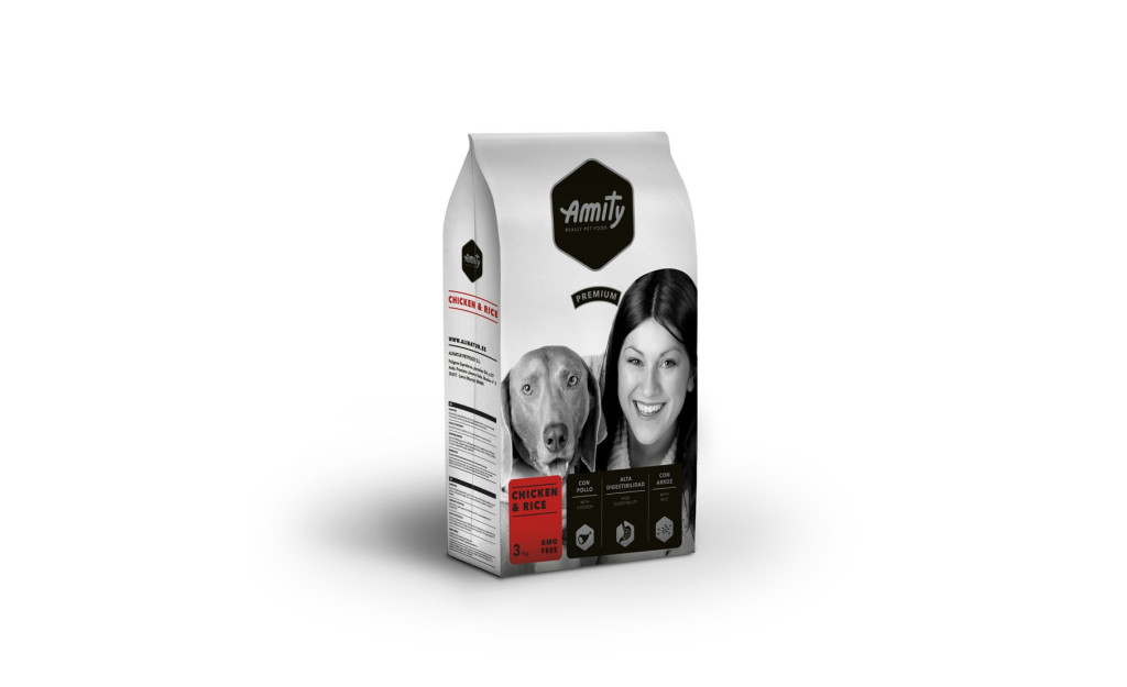 ΤΡΟΦΗ ΣΚΥΛΟΥ AMITY ΚΟΤΟΠΟΥΛΟ & ΡΥΖΙ 25/12 3KG