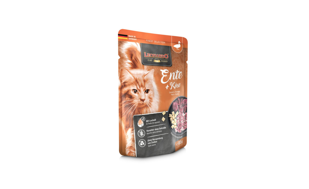 ΦΑΚΕΛΑΚΙ ΓΑΤΑΣ LEONARDO ΠΑΠΙΑ & ΤΥΡΙ 85GR