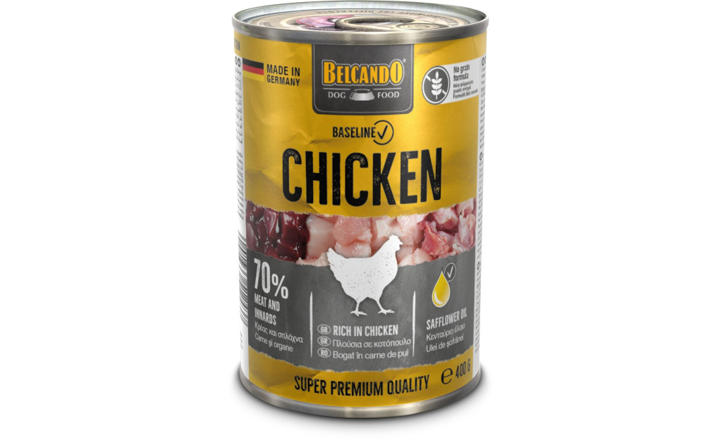 ΚΟΝΣΕΡΒΑ ΣΚΥΛΟΥ BELCANDO BASELINE ΚΟΤΟΠΟΥΛΟ 400GR