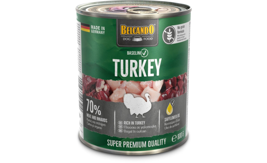 ΚΟΝΣΕΡΒΑ ΣΚΥΛΟΥ BELCANDO BASELINE ΓΑΛΟΠΟΥΛΑ 800GR