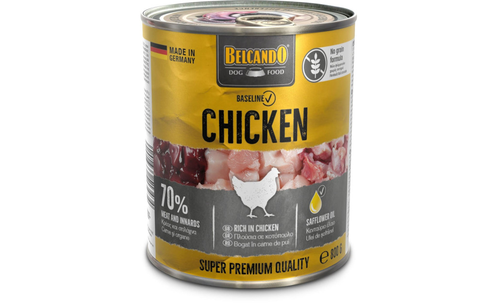 ΚΟΝΣΕΡΒΑ ΣΚΥΛΟΥ BELCANDO BASELINE ΚΟΤΟΠΟΥΛΟ 800GR