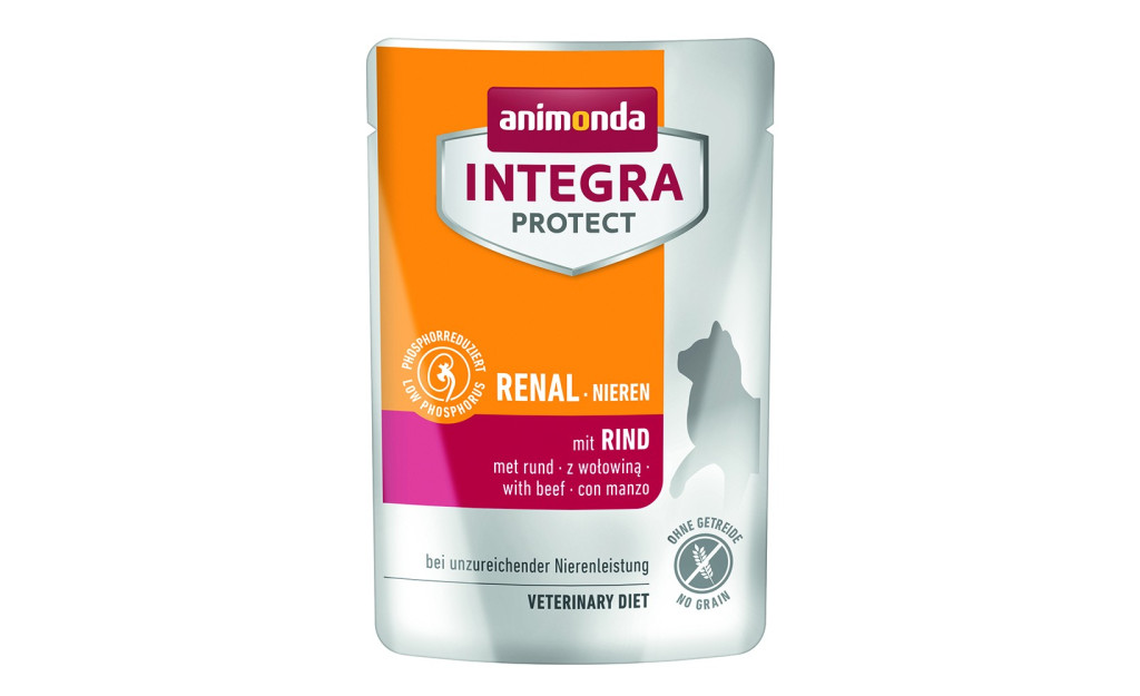 ΚΟΝΣΕΡΒΑ ΓΑΤΑΣ ANIMONDA INTEGRA PROTECT RENAL POUCH ΒΟΔΙΝΟ 85GR