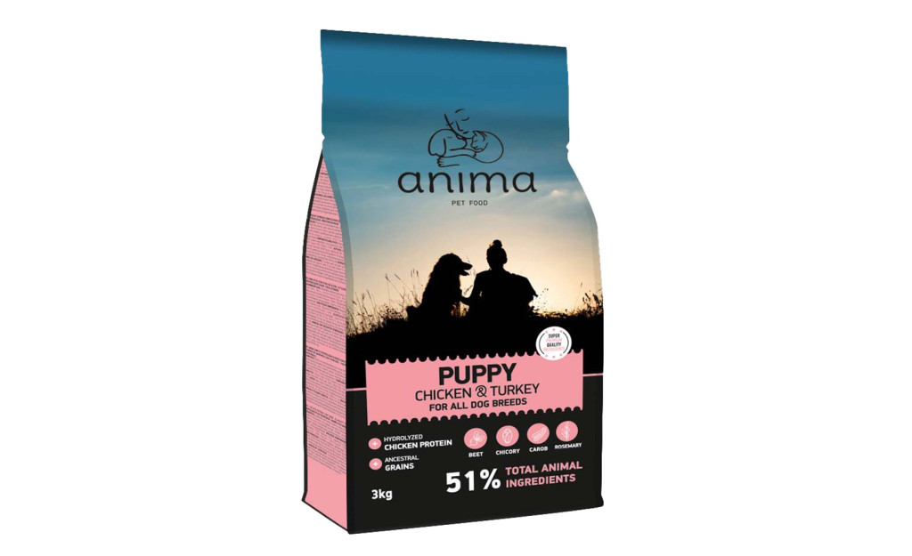 ΤΡΟΦΗ ΣΚΥΛΟΥ ANIMA PUPPY ΚΟΤΟΠΟΥΛΟ & ΓΑΛΟΠΟΥΛΑ 14KG