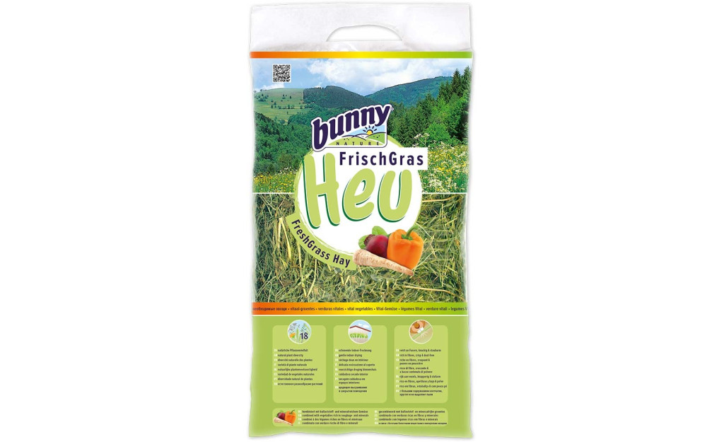 ΧΟΡΤΟ FRESH GRASS HAY ΜΕ ΛΑΧΑΝΙΚΑ 500GR