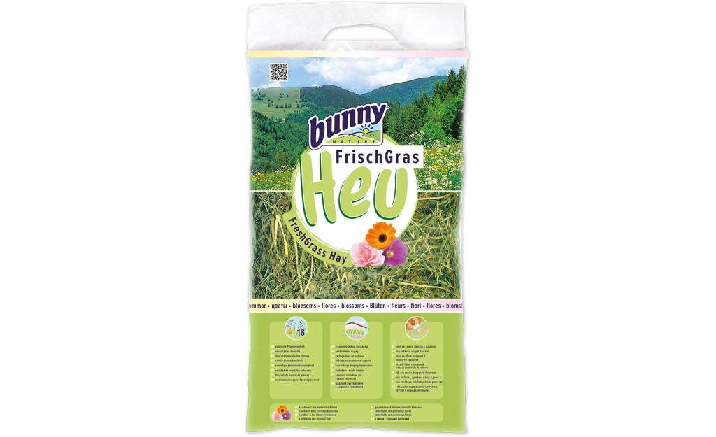 ΧΟΡΤΟ FRESH GRASS HAY ΜΕ ΑΝΘΗ 500GR