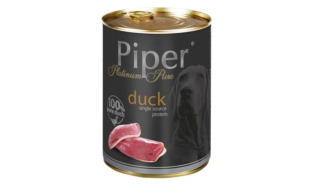 ΚΟΝΣΕΡΒΑ ΣΚΥΛΟΥ PIPER PLATINUM ADULT ΠΑΠΙΑ 400GR