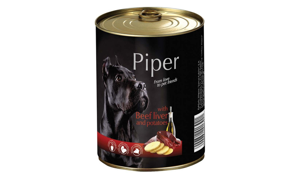 ΚΟΝΣΕΡΒΑ ΣΚΥΛΟΥ PIPER ADULT ΣΥΚΩΤΙ ΒΟΔΙΝΟΥ & ΠΑΤΑΤΑ 400GR