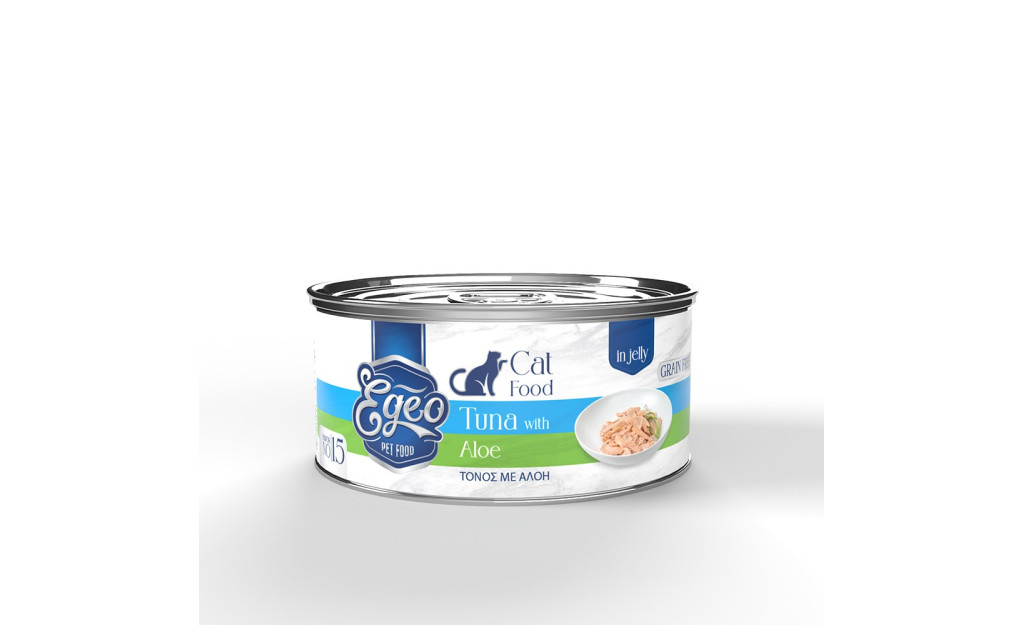 ΚΟΝΣΕΡΒΑ ΓΑΤΑΣ EGEO ADULT ΤΟΝΟΣ ΜΕ ΑΛΟΗ ΣΕ ΖΕΛΕ 85GR