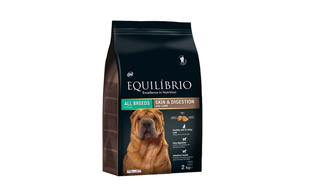 ΤΡΟΦΗ ΣΚΥΛΟΥ EQUILIBRIO SKIN & DIGESTION ΑΡΝΙ 2KG