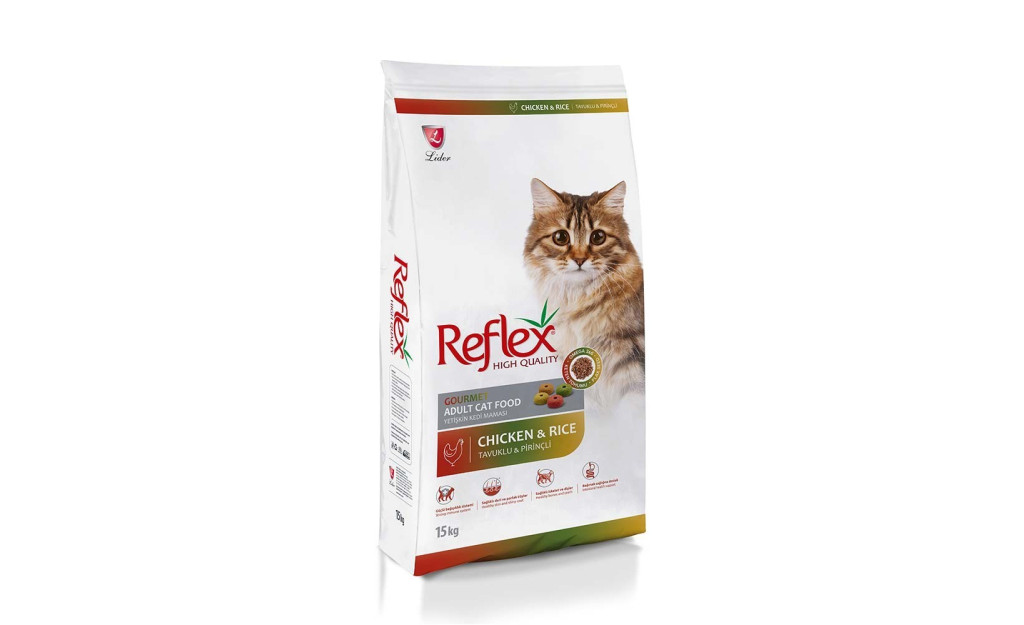 ΤΡΟΦΗ ΓΑΤΑΣ REFLEX ADULT MULTI COLOUR ΚΟΤΟΠΟΥΛΟ 15KG