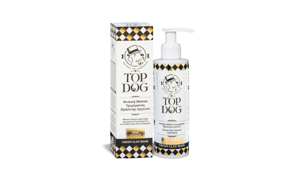 ΜΑΣΚΑ TOP DOG GREEN CLAY 200ML 