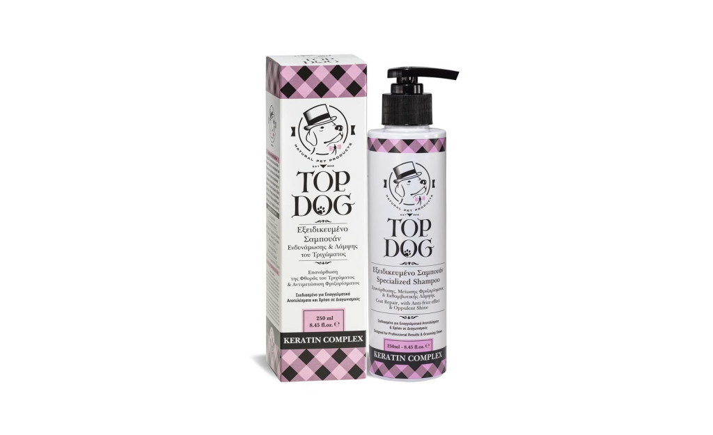ΣΑΜΠΟΥΑΝ TOP DOG KERATIN COMPLEX 250ML 