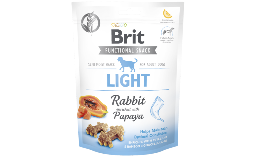 BRIT FUNCTIONAL SNACK LIGHT ΚΟΥΝΕΛΙ & ΠΑΠΑΓΙΑ 150GR