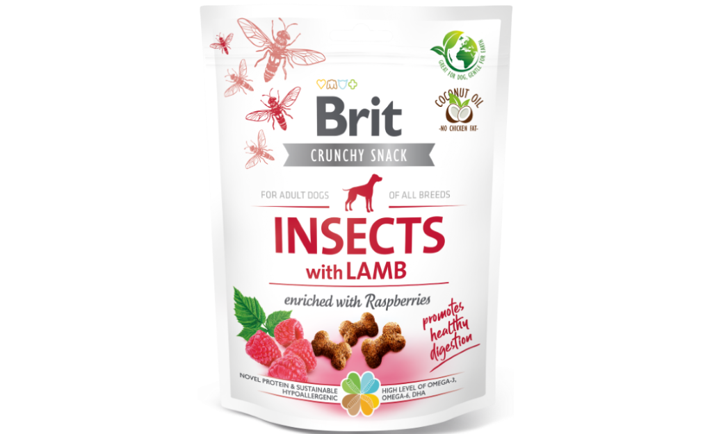 BRIT CRUNCHY SNACK ΑΡΝΙ & ΕΝΤΟΜΑ 200GR