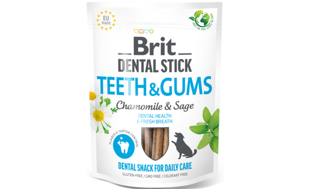 BRIT DENTAL STICK TEETH & GUMS ΧΑΜΟΜΗΛΙ & ΦΑΣΚΟΜΗΛΟ 251GR (7 ΤΜΧ)