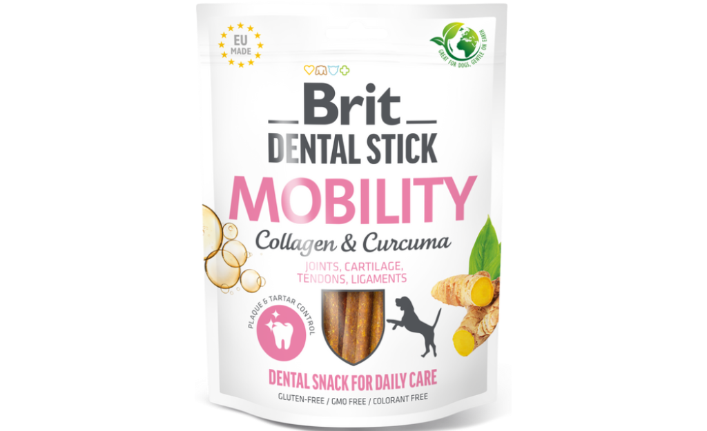 BRIT DENTAL STICK MOBILITY ΚΟΛΛΑΓΟΝΟ & ΚΟΥΡΚΟΥΜΑΣ 251GR (7 ΤΜΧ) 