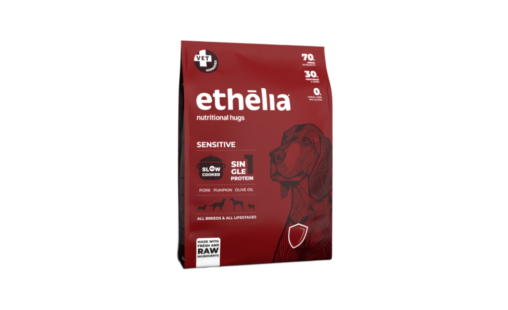 ΤΡΟΦΗ ΣΚΥΛΟΥ ETHELIA SENSITIVE ΧΟΙΡΙΝΟ 1.5KG