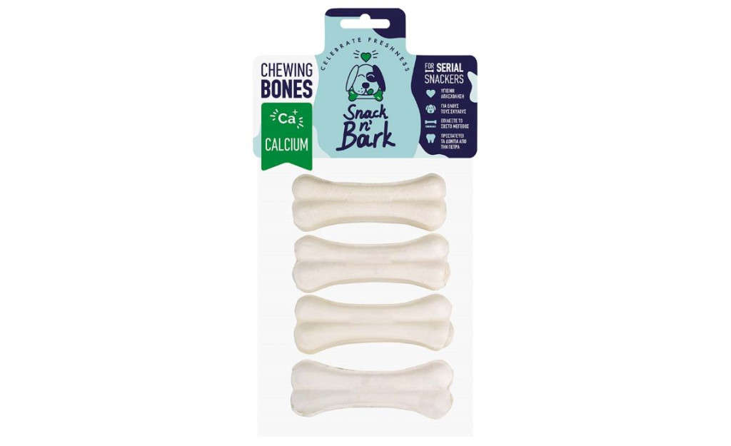 SNACK N' BARK ΣΥΜΠΑΓΗ ΚΟΚΑΛΑ ΑΣΒΕΣΤΙΟΥ 10CM (4ΤΜΧ - 180GR)