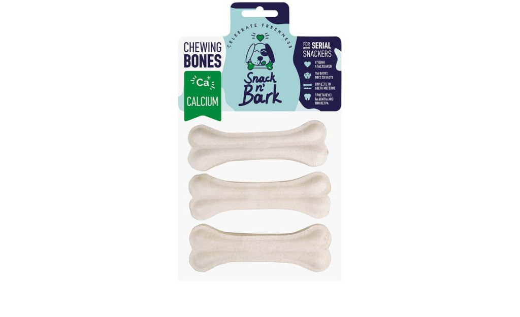 SNACK N' BARK ΣΥΜΠΑΓΗ ΚΟΚΑΛΑ ΑΣΒΕΣΤΙΟΥ 13CM (3ΤΜΧ - 155GR)