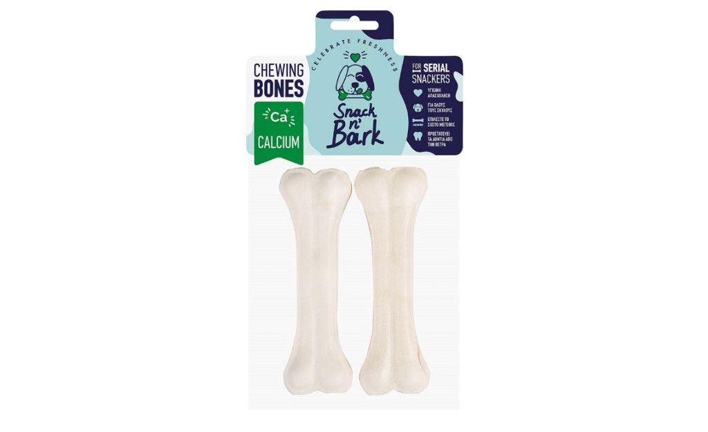 SNACK N' BARK ΣΥΜΠΑΓΕΣ ΚΟΚΑΛΟ ΑΣΒΕΣΤΙΟΥ 16CM (2ΤΜΧ - 180GR)